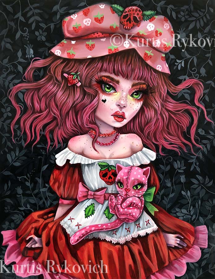 Strawberry Shortcake- Original – The Art of Kurtis Rykovich