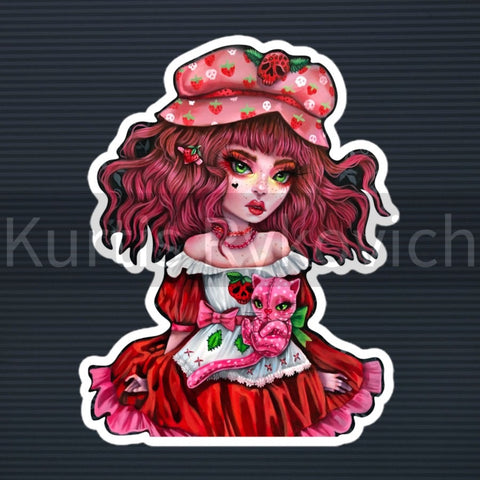 Strawberries - Bubble-free stickers