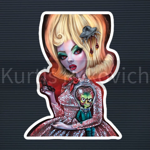 Madame Alien - Bubble-free stickers