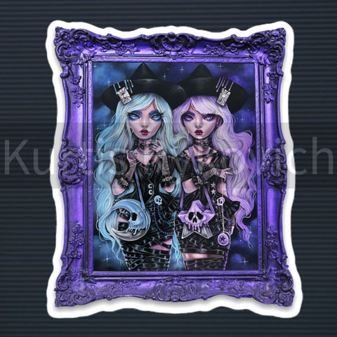 Moon and Star - Bubble-free stickers