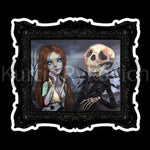 Mr. and Mrs Skeleton - Bubble-free stickers