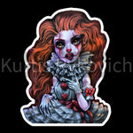Birthday Clown - Bubble-free stickers
