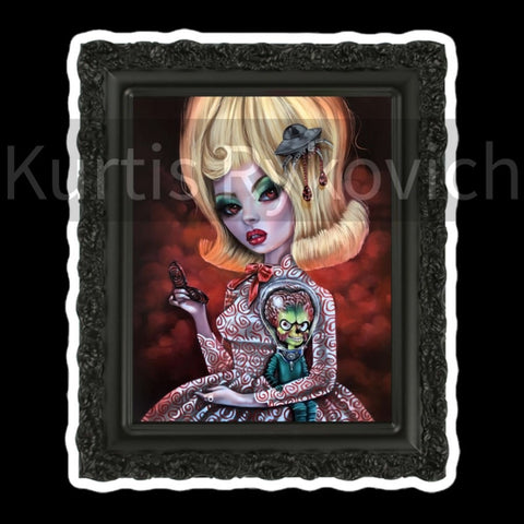 Madame Alien -Bubble-free stickers