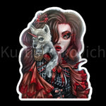 Red - Bubble-free stickers
