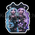 Moon and Star - Bubble-free stickers