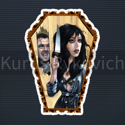 Here’s Johnny- Bubble-free stickers