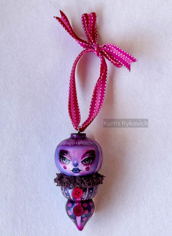 Magenta- Holiday Original Ornament