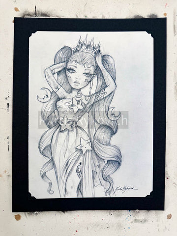 Celestial Goddess- Original Drawing
