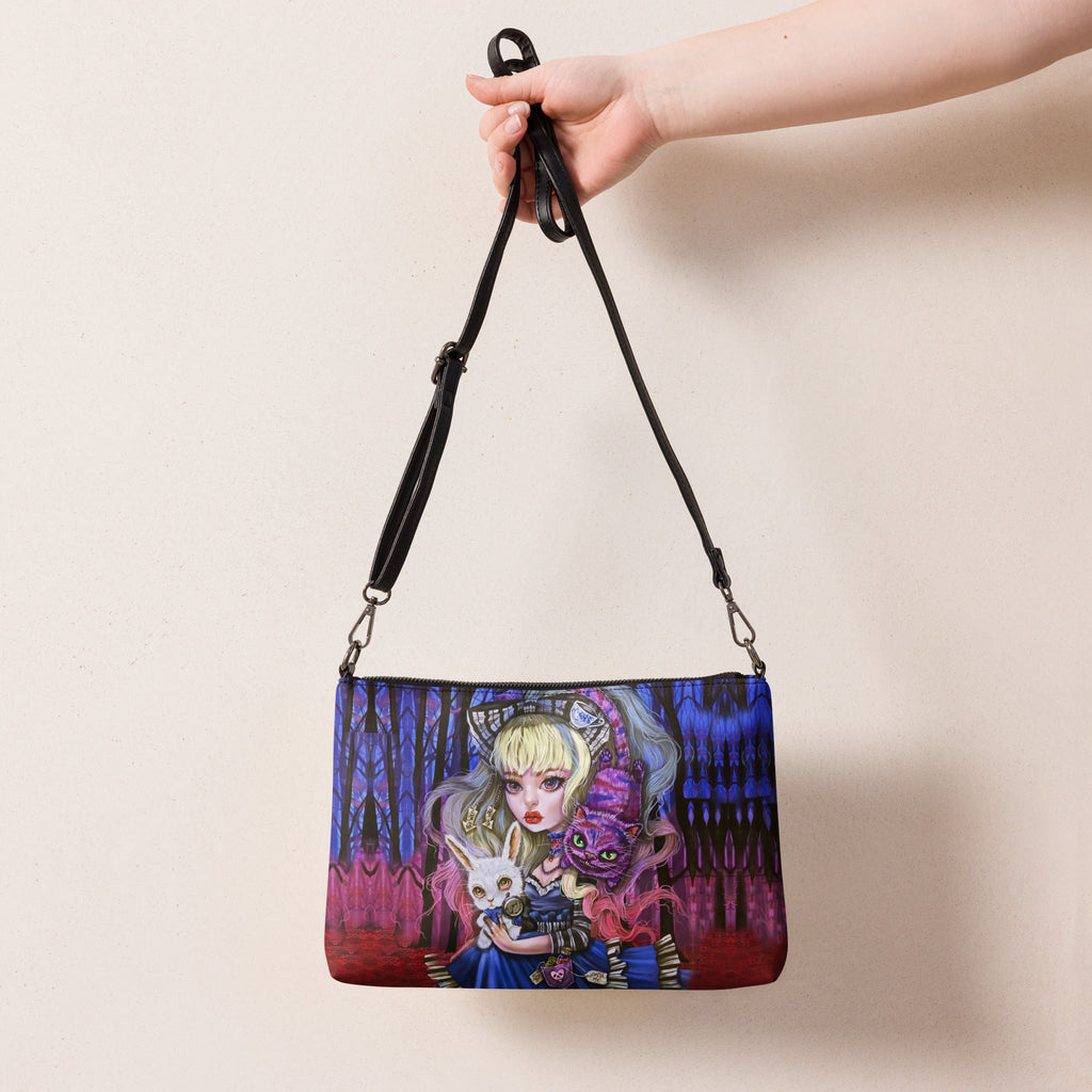 Alice in wonderland bag, Alice in wonderland shoulder bag, A