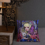 Alice in Wonderland - Premium Pillow