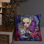 Alice in Wonderland - Premium Pillow