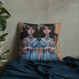 The Twins - Premium Pillow