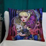 Alice in Wonderland - Premium Pillow