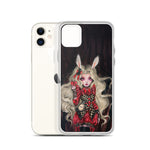 Rabbit in Red - Clear Case for iPhone®