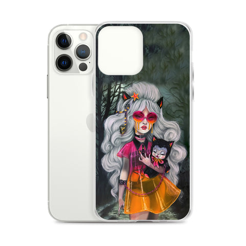 Moonlight Stroll - Clear Case for iPhone®