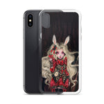 Rabbit in Red - Clear Case for iPhone®