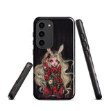 Rabbit in Red - Tough case for Samsung®