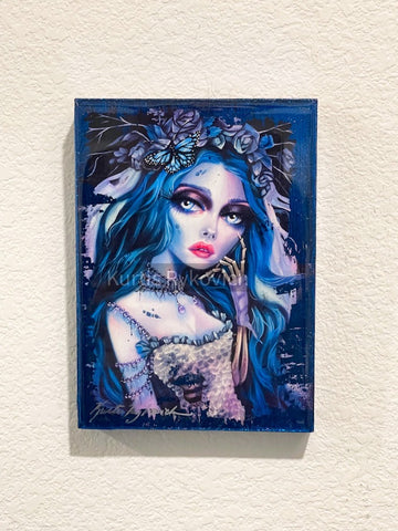Undead Bride Resin Wood Print
